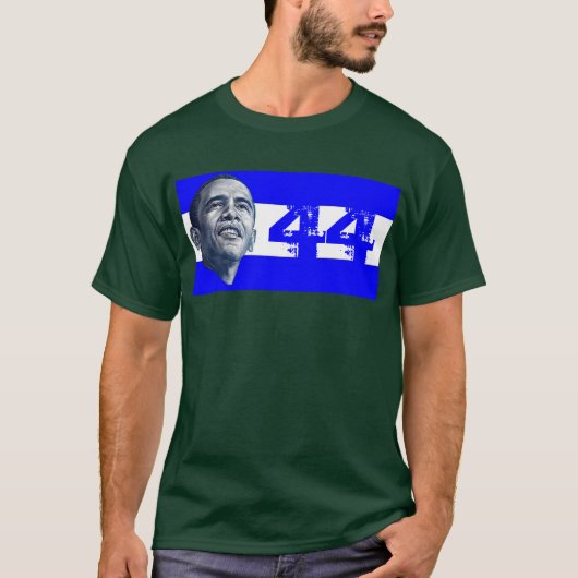 Obama 44 (zijkant dbl) t-shirt (Voorkant)