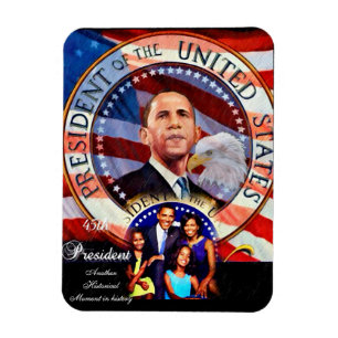 Obama 44e President_ Magneet