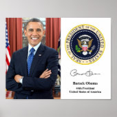 Obama 44e President Poster (Voorkant)