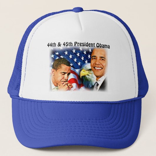 Obama-44th & 45th president of the United States_ Trucker Pet (Voorkant)