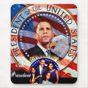 Obama,45e President van de Verenigde Staten_ Muismat