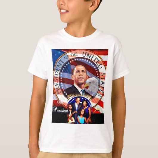 Obama,45e President van de Verenigde Staten_ T-shirt (Voorkant)