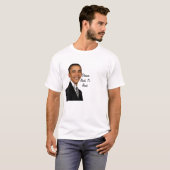 Obama,46e president van de VS_ T-shirt (Voorkant volledig)