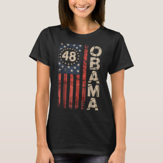 Obama 48e President Amerikaanse vlag voor Presi T-shirt