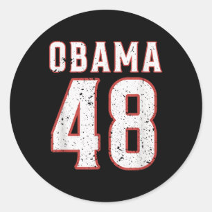 Obama 48ste President VS Amerika 2028 Ronde Sticker