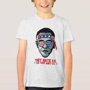 Obama 4 juli Shirt voor Volwassenen Mannen Vrouwen