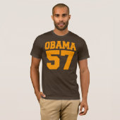 Obama 57 deelstaten Tee Shirt (Voorkant volledig)