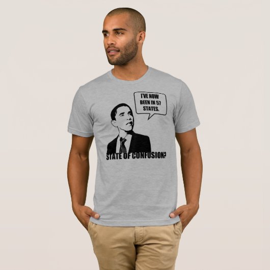 Obama 57 Staten T-Shirt (Voorkant volledig)