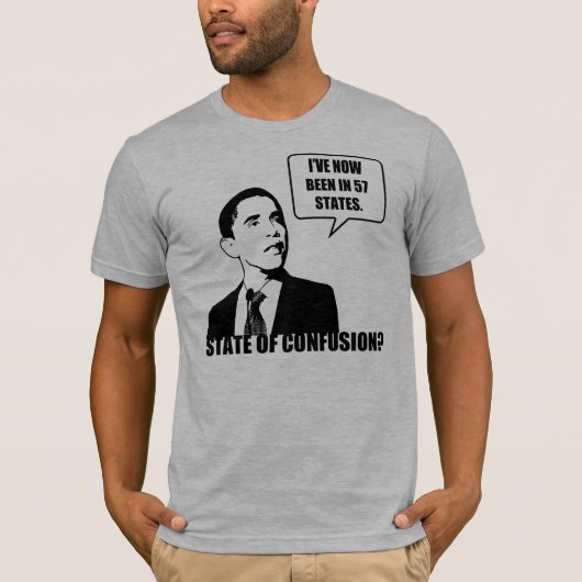 Obama 57 Staten T-Shirt (Voorkant)
