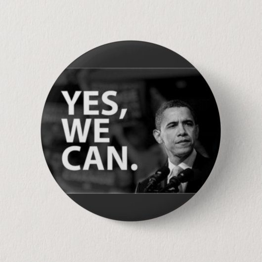 OBAMA 8 RONDE BUTTON 5,7 CM (Voorkant)