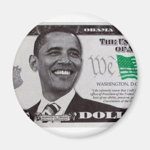 obama 9 Dollar Bill Magneet