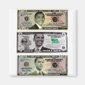 Obama 9 dollar Bill Magneet (Voorkant)