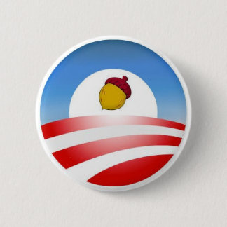 Obama Acorn Ronde Button 5,7 Cm