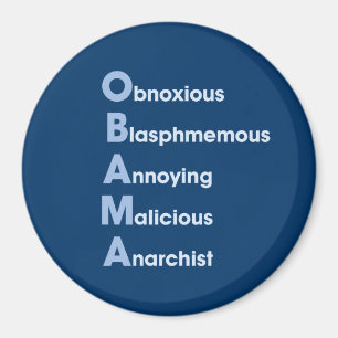 Obama Acronym Magneet