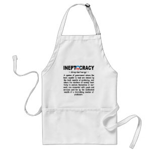 Obama Administration Ineptocracy Apron Standaard Schort
