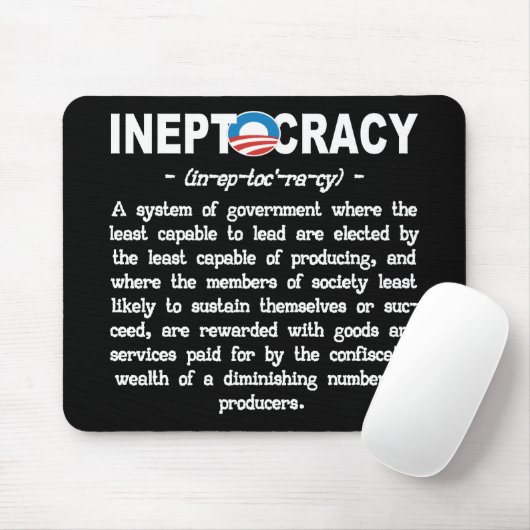 Obama Administration Ineptocracy Mousepad Muismat (Met muis)