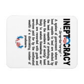 Obama Administration Ineptocracy Premium magneet (Horizontaal)