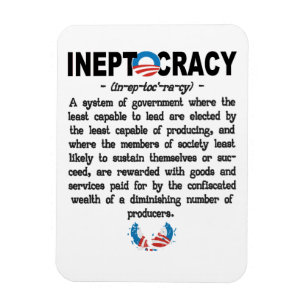 Obama Administration Ineptocratie Premium Magnet Magneet
