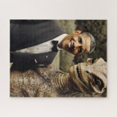 Obama Alien ontmoet fotosamenzwering Legpuzzel (Horizontaal)