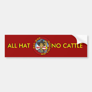 Obama all Pet No Cattle Bumpersticker