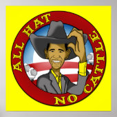 Obama all Pet No Cattle Poster (Voorkant)
