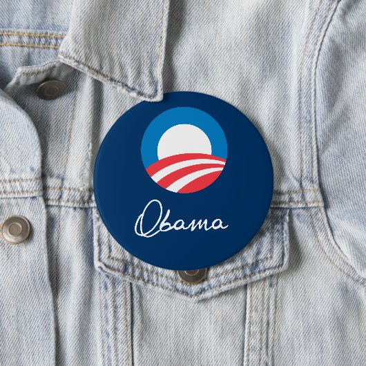 OBAMA AUTOGRAPH RONDE BUTTON 4,0 CM (In situ)