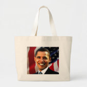 Obama Bag Grote Tote Bag (Voorkant)