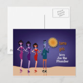 Obama Bahama-meisjes houden van Joe de Plumber Briefkaart (Voorkant / Achterkant)