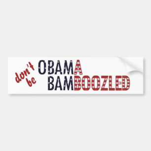 Obama Bamboozled - Gepersonaliseerd Bumpersticker