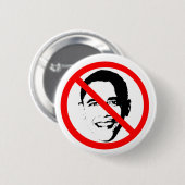 Obama Barack No Ronde Button 5,7 Cm (Voorkant /achterkant)