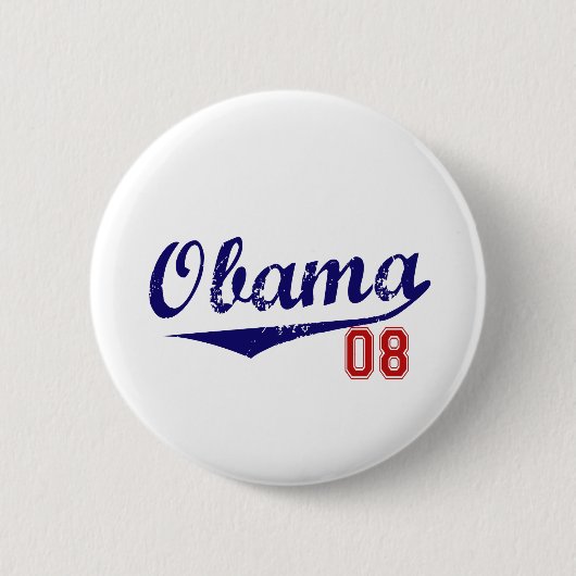 obama baseall ronde button 5,7 cm (Voorkant)