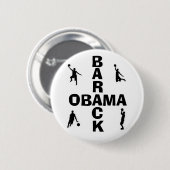Obama Basketball Button (Voorkant /achterkant)
