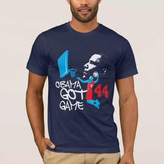 Obama Basketball Shirt (Voorkant)