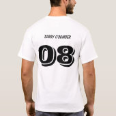 Obama Basketball Silhouette T-Shirt (Achterkant)