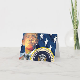 Obama bedankt voor de vrijwilliger