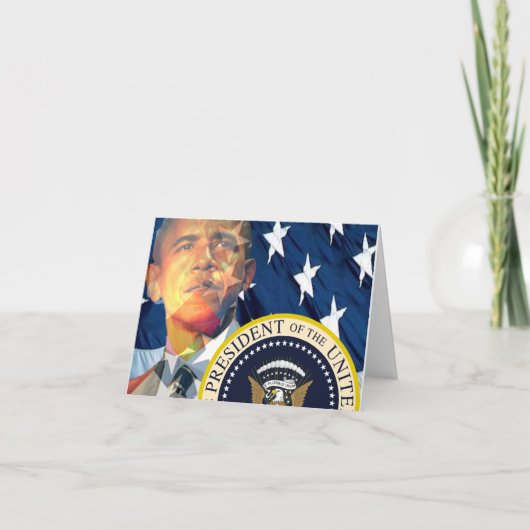 Obama bedankt voor de vrijwilliger (Voorkant)