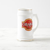 Obama Beer Stein Bierpul (Voorkant rechts)