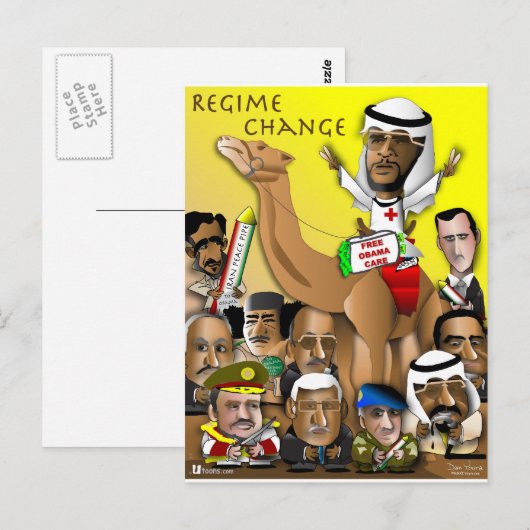 Obama-beleid Briefkaart (Voorkant / Achterkant)