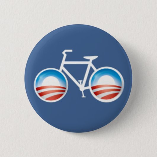 Obama Bicycle Button (Voorkant)