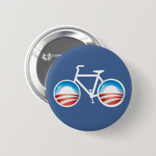 Obama Bicycle Button (Voorkant /achterkant)