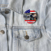Obama Bicycle Palin Motorcyle Ronde Button 5,7 Cm (In situ)
