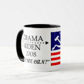 Obama-Biden2008 Coffee-Mok Mok (Voorkant links)