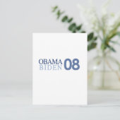 Obama Biden '08 Briefkaart (Staand voorkant)