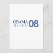 Obama Biden '08 Briefkaart (Voorkant)