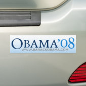 Obama Biden 08 Bumpersticker (Op auto)