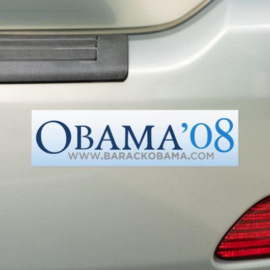 Obama Biden 08 Bumpersticker (Op auto)