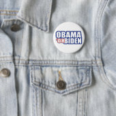 Obama Biden '08 Buttonnen Ronde Button 5,7 Cm (In situ)