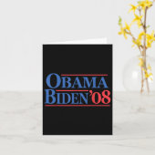  Obama Biden 08-campagne Kaart (Gele Bloem)