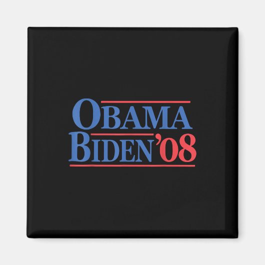  Obama Biden 08-campagne Magneet (Voorkant)