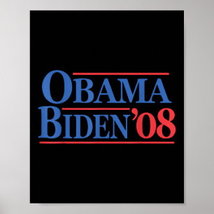 Obama Biden 08-campagne Poster